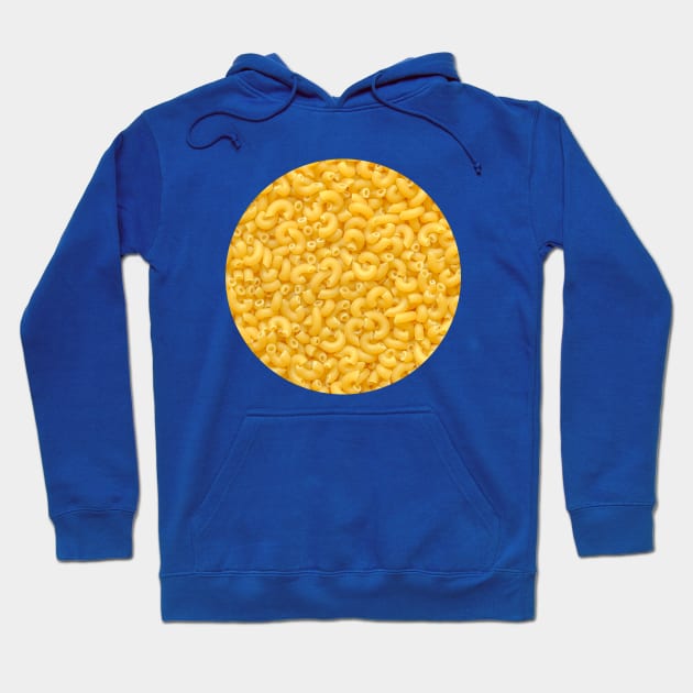 Macaroni Pasta Elbow Noodles Food Photograph Circle Hoodie by love-fi